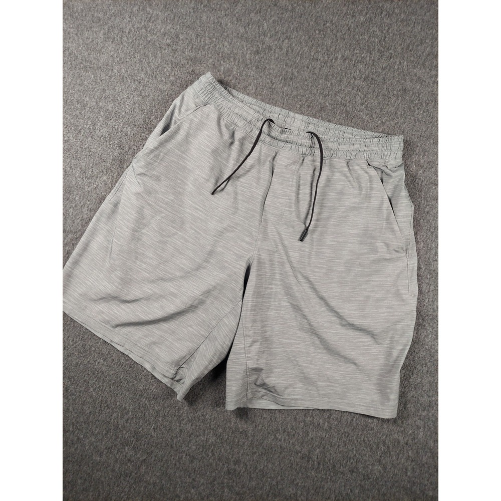Lululemon Pace Breaker Shorts Mens 30 Gray Lined Performance Gym Active 8 Inseam